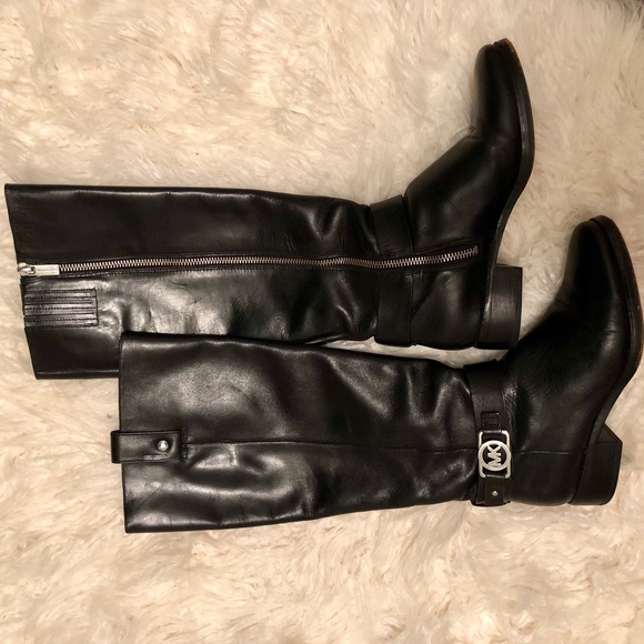 MICHAEL Michael Kors Shoes - MICHAEL Michael Kors Black Riding Boots MICHAEL Michael Kors Shoes - MICHAEL Michael Kors Black Riding Boots